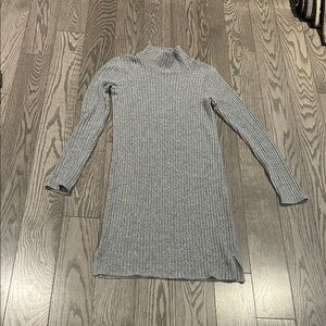 Wilfred Gray Long Sleeve Knit Dress